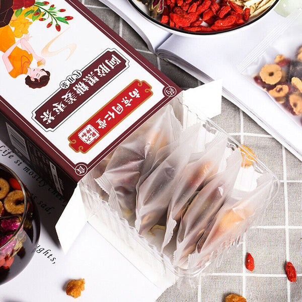 同仁堂阿胶黑糖姜枣茶 黑糖姜枣茶女性大姨妈180g Black Sugar Ginger Jujube Tea