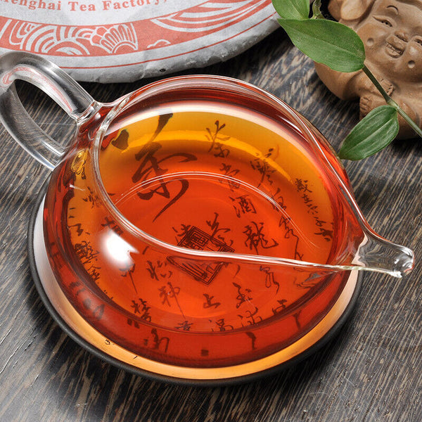 HelloYoung Yunnan Menghai Dayi 7592 Chi Tse Beeng Ripe Puer Pu Er Tea 357g 101 Batch