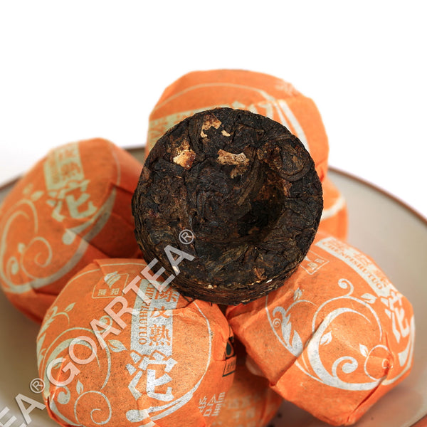 HelloYoung HELLOYOUNG Orange Peel Citrus Flavored Mini Ripe Cake puer Pu'er Pu erh Tea