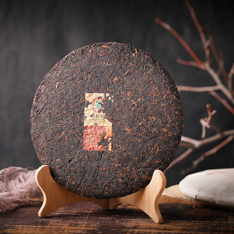 Junyin Gan Chun *  ZhongCha ChinaTea Puer Cooked Tea Pu'er Ripe Tea 357g