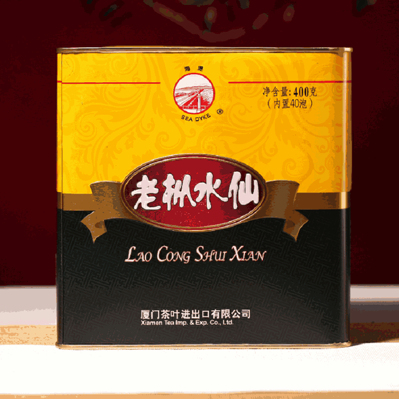 HelloYoung 400g/Tin AT110 Fujian Nong Xiang Lao Cong Shui Xian Rock Cha Premium Oolong Tea Secondary image