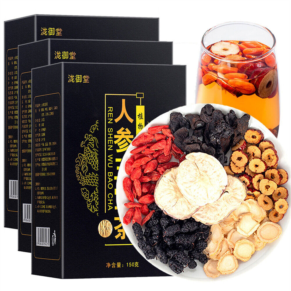Kidney Tea Formula - Ginseng Six Treasure Herbal Tea, Healthy Kidney Support