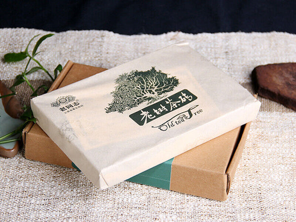 HelloYoung Haiwan Old Comrade Organic Old Tea Tree Pu-erh Brick 500g Raw Pu'er Puer
