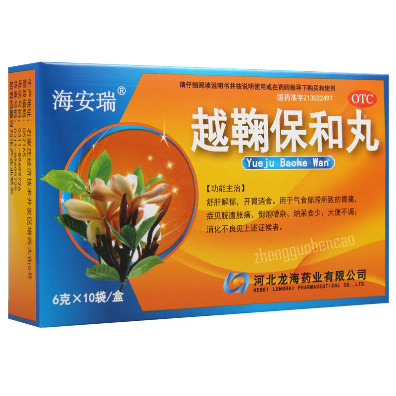 海安瑞越鞠保和丸 Haianrui Yueju Baohe Wan Secondary image