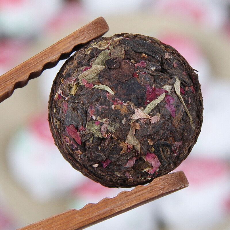 HelloYoung Yunnan Puer Tuo Red Rose Flower Flavor Mini Ripe Tuocha Pu'er Pu Erh Tea 500g Main image