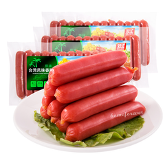 Shuanghui Hotdogs Ham Sausage Chinese Snack Food 台湾风味香肠脆皮烤肠热狗火腿 300g x 3 Bags