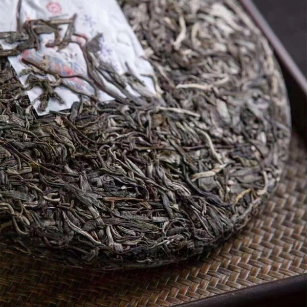 357g Yunnan Raw Puerh Tea Cake Bingdao Chunjian Pu-erh Raw Tea Pu'er Tea