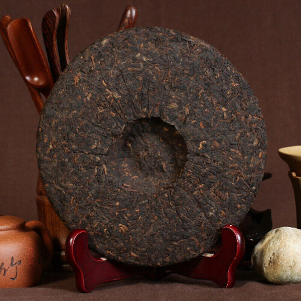 HelloYoung Ruyi * Year Yunnan Longrun Tea Puer Ripe Shu Pu-erh Tea Pu'er Cake 357g
