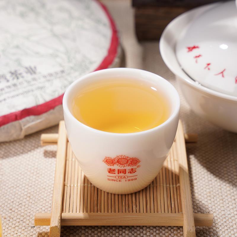 HelloYoungTea 2021 Haiwan Zhang Jia San Dui Bulang Mountain Old Trees Raw Puer Tea Pu-erh 500g 2021年海湾“章家三队”布朗山老树生普洱 普洱茶 500克