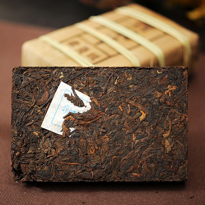 HelloYoung DR. PU'ER TEA Lao Man E Pu-erh Tea Brick 500g Old Tree Ripe Puer Pu'er Shu Tea Secondary image