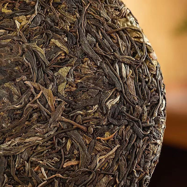 Laobanzhang Puerh Tea Cake Yunnan Pu-erh Raw Tea Old Tree Pu'er Green Tea 357g