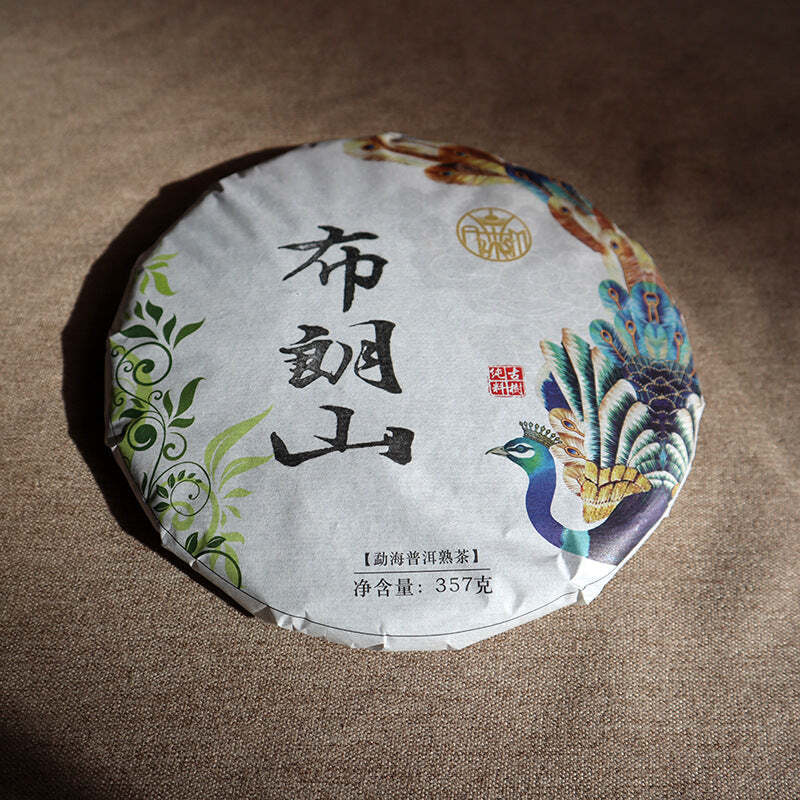357g Yunnan Pu-erh Ripe Tea Cake Bulang Mountain Ancient Tree Pu'er Cooked Tea Main image