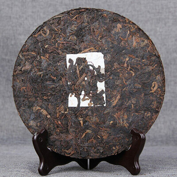 HelloYoung Ripe Yunnan Puer Tea Menghai Spring Tea Iron Shu Puerh Cake 188g