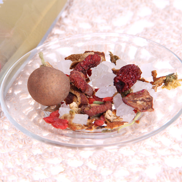 12 PCS Red Date Longan Tea Eighth Treasure Tea Ba Bao Cha Chinese Herbs