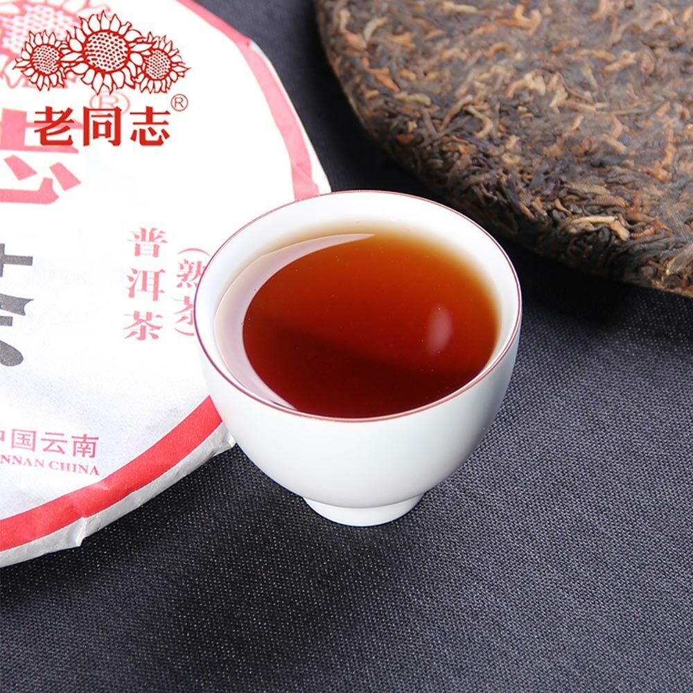HelloYoung Haiwan Old Comrade Specialty Ripe Pu er Batch 181 Puer 400g