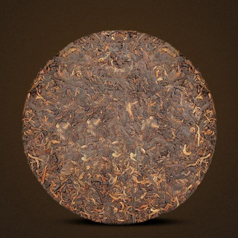 357g Yiwu Ripe Puerh Tea Year Old Tree Pu-erh Cooked Tea Yunnan Pu'er Tea