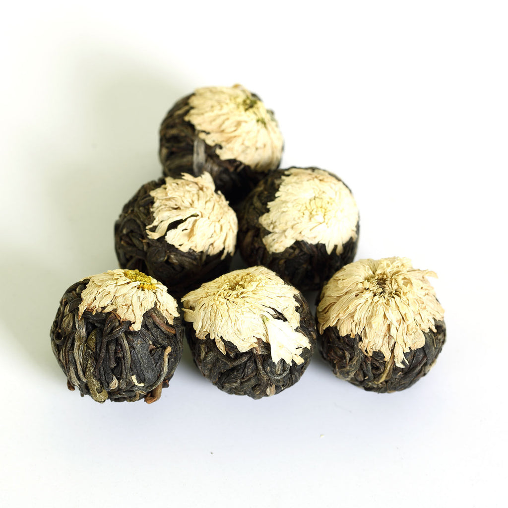 HelloYoung HELLOYOUNG Year White Chrysanthemum Yunnan puer Pu'er Puerh Tea Raw Ball Tuo
