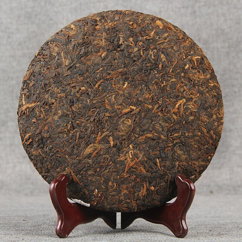 HelloYoung Menghai Qizi Bing Cha Shu Puer Aged Ripe Puer Cake Tribute Pu Erh 357g