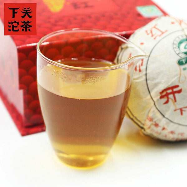 HelloYoung Xiaguan Raw Puerh Tuocha "Kai Men Hong" Box Tea Puer Tea 250g