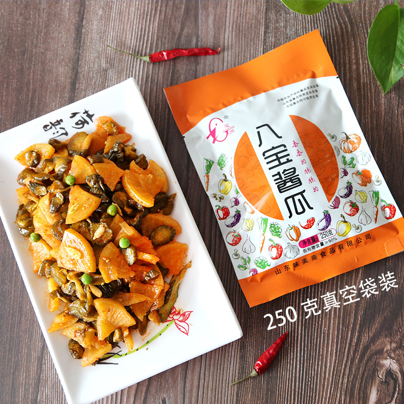 山东特产八宝酱瓜 Sauce Cucumber Slightly Spicy Food Small Pickles Chinese Cuisine Secondary image