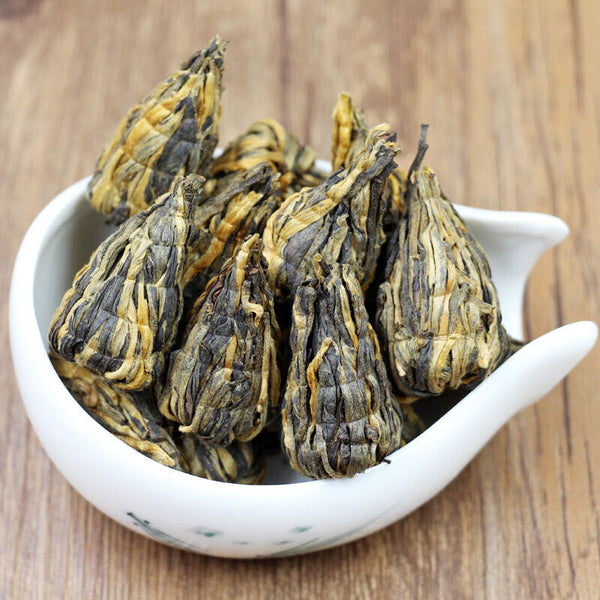 HelloYoung TeaHandmade Pagoda Dianhong Dian Hong Chinese Yunnan Red Tea BAO TA Black Tea 250g