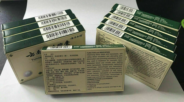 YunNanBaiYao  NEW Authentic 10 Boxes Yunnan YNBY Baiyao10x16=160 Capsules Seller First Aid云南白药