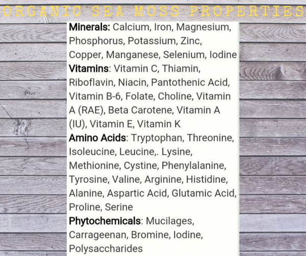 Organic Whole Leaf Irish Moss Sea Moss 8 Oz | Raw WildCrafted Superfood