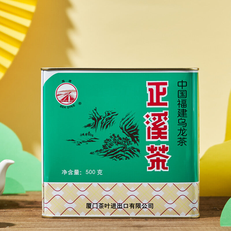 CHINA FUJIAN OOLONG TEA 500g Tin Sea Dyke AT119 Strong Aroma Flavor Zheng Xi Cha Main image