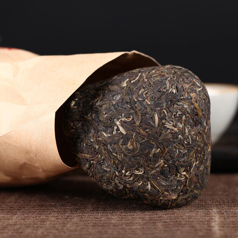 HelloYoung Bao Yan Jin Cha * Xiaguan Toucha Raw Mushroom Tuo Cha Pu Erh Puer Tea 250g