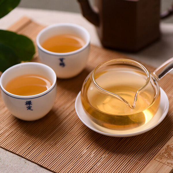 HelloYoung Yong De Big Snow Mountain Bian Zi Pigtails Old Tree Puer Tea Cake Raw 400g