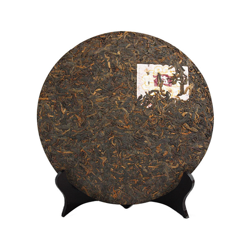 357g 2010 TAETEA 7572 Dayi Shu Puerh Menghai Tea Pu Er Ripe Puer Cake Secondary image