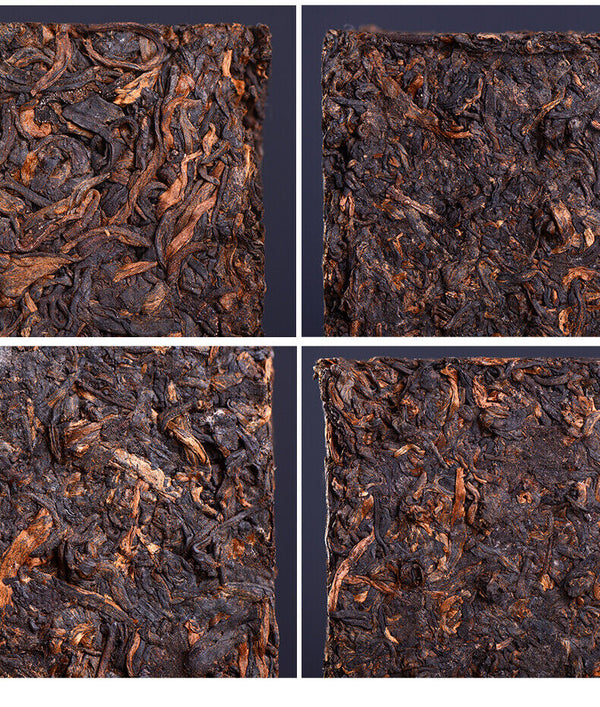 HelloYoung Haiwan Tea Menghai Old Tree Tea Brick Ripe Pu-erh Pu Er Tea 500g Box