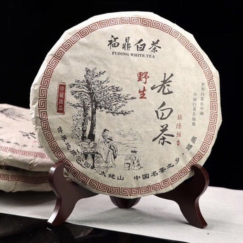 HelloYoung Old Ecology White Peony Craft Tea Cake Fuding Shoumei Bai Mu Dan White Tea 300g Secondary image