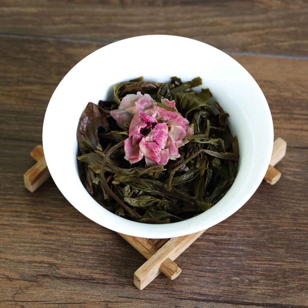 HelloYoung HELLOYOUNG 100g Red Rose Flower Yunnan Bulang puer Pu'er Puerh Tea Raw Ball