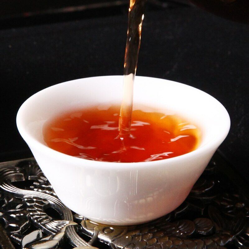 HelloYoung Yunnan Aged Shu Puerh Tea Ripe Mini Puer Tuocha with Chrysanthemum 500g