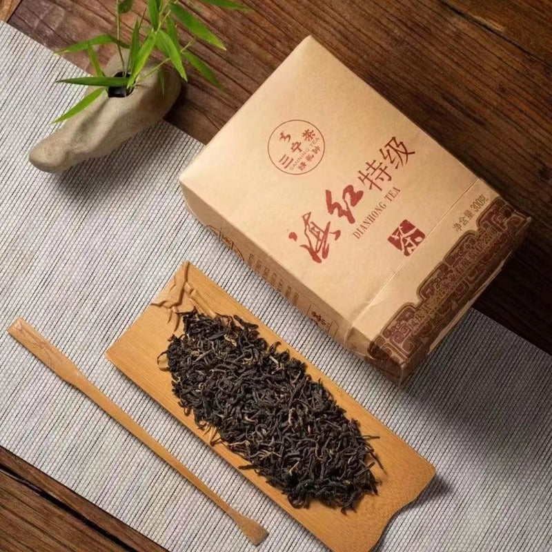 300g Top Grade Dianhong Tea Yunnan Fengqing Black Tea Organic Loose Leaf Red Tea Main image