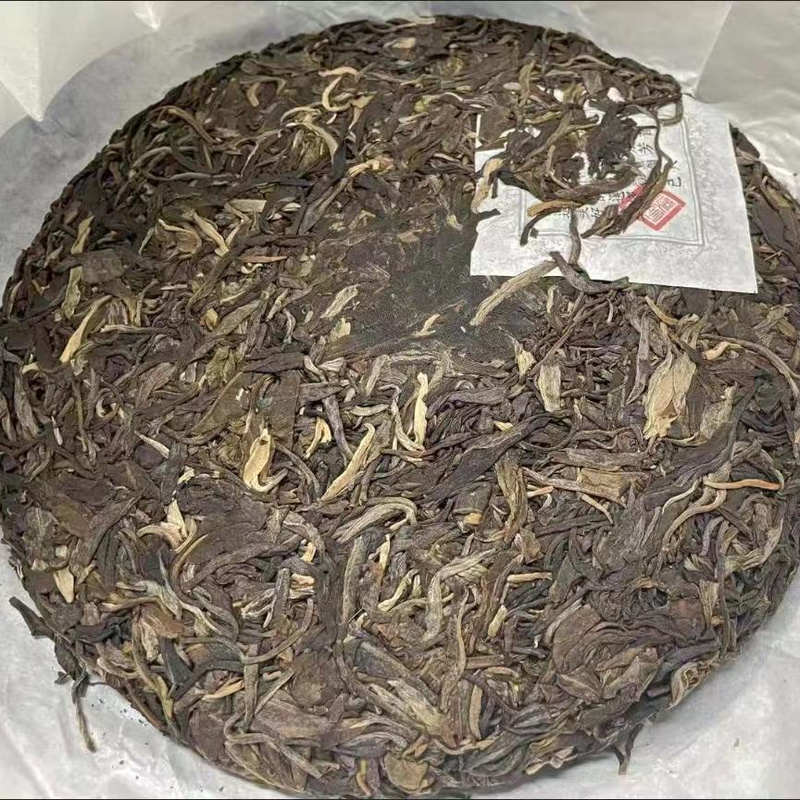 357g Raw Puerh Tea Cake Xinyihao Bulang Mountain Pu-erh Tea Benefits Green Tea Main image