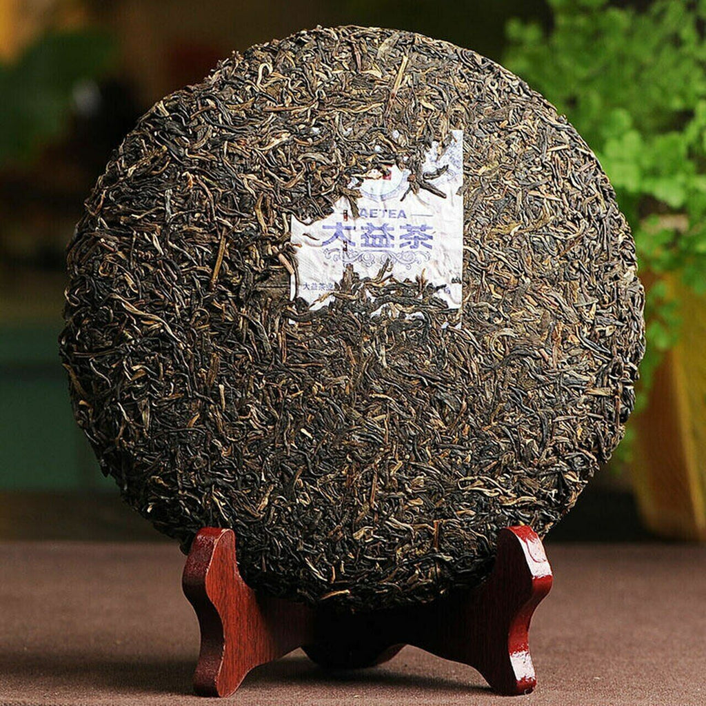 HelloYoung Menghai Dayi Joyful Pu'er Tea Cake TAETEA Chinese Puerh Pu-erh Raw 357g