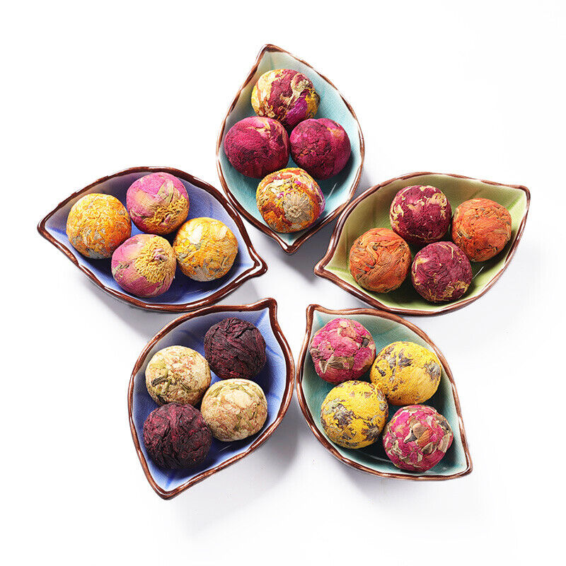 HelloYoung 500g 10 Kinds Chinese Mix Blooming Tea Balls Flowers Premium Flowering Tea Buds Main image