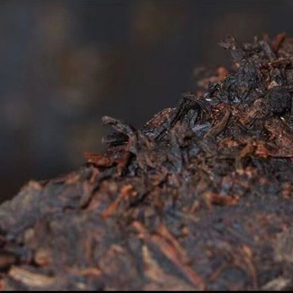 357g Yunnan Qizi Shu Puerh Cake Tea Menghai 7572 Old Pu-erh Ripe Tea Cake