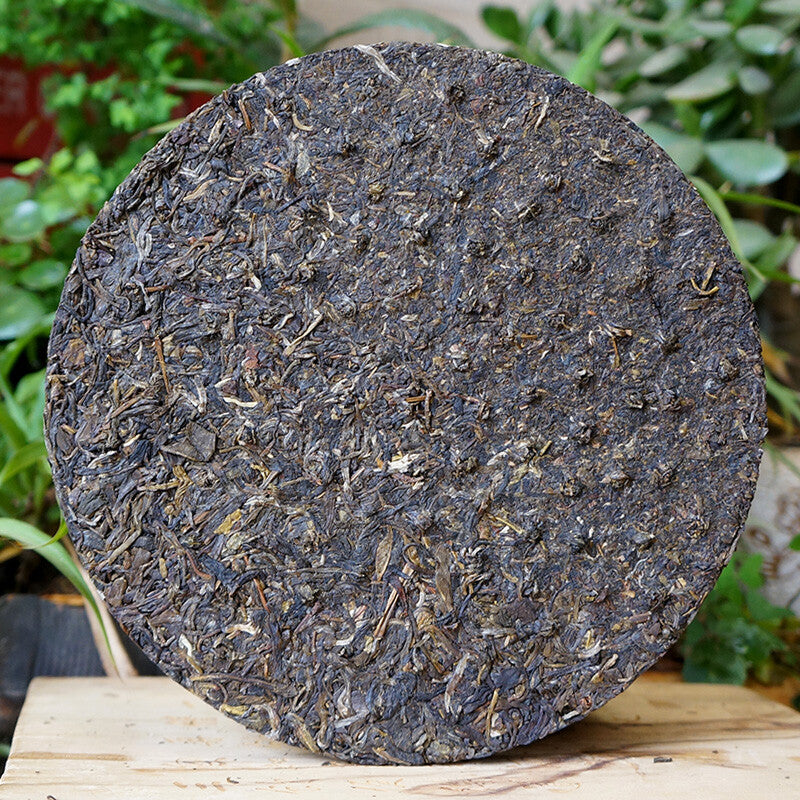 357g Tie Bing Puer Raw Tea  Xiaguan  Inheritance Jiujiu Xiaotai No.6 Qizi Tea