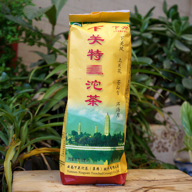 Xiaguan Te Ji Tuo Cha Premium Grade Pu-erh Tea  Raw Puer Green Tea 500g Secondary image
