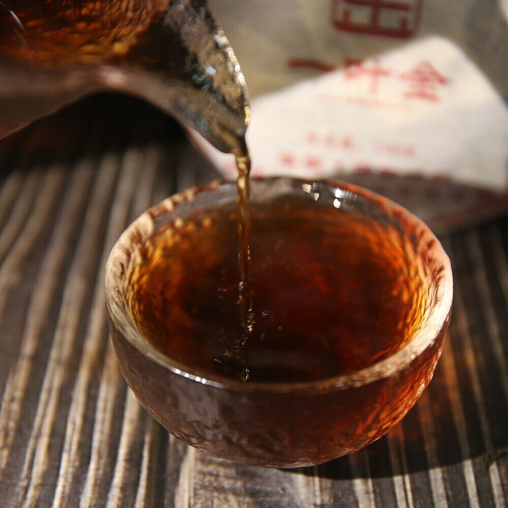 HelloYoung Menghai Centennial Ancient Tea Shu Puerh Tea Mini Pu-erh Cake Puer Tea 145g