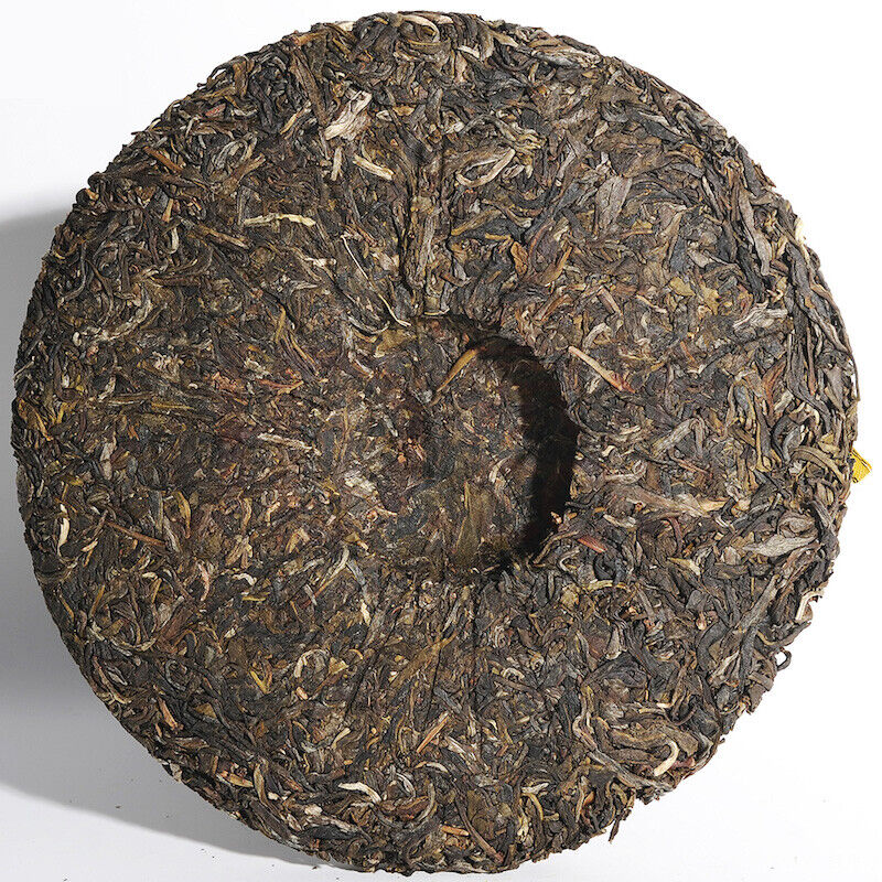 HelloYoung Xiaguan Raw Pu-erh Jinsi Pao Bing Puer Tea 357g Organic Sheng Puerh Tea