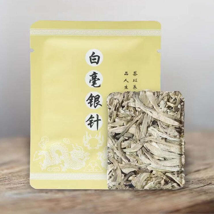 Pekoe Silver Needle White Tea Brick Organic Spring White Tea