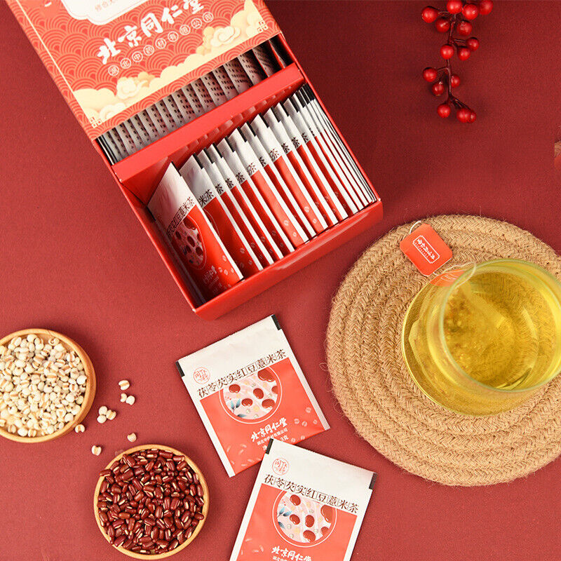 HelloYoung 120g Poria Gorgon Red Bean and Coix Seed Herbs Tea China Herbal Tea Health Care