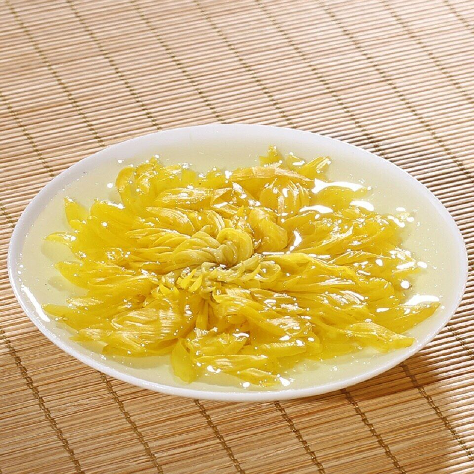 HelloYoung 100 Blooms Chrysanthemum Tea Flower Blossom Cooling Healing Golden Floral Tea Main image