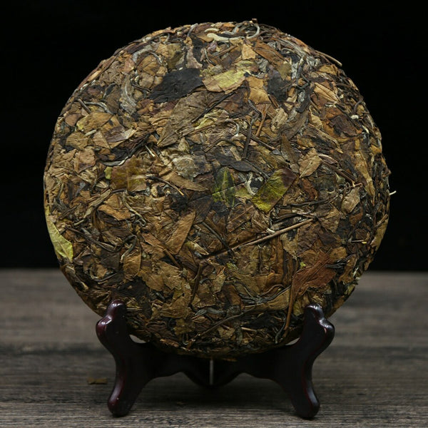 350g  High Mountain Gong Mei Shou Mei Tea Cake  Chinese Fuding White Tea