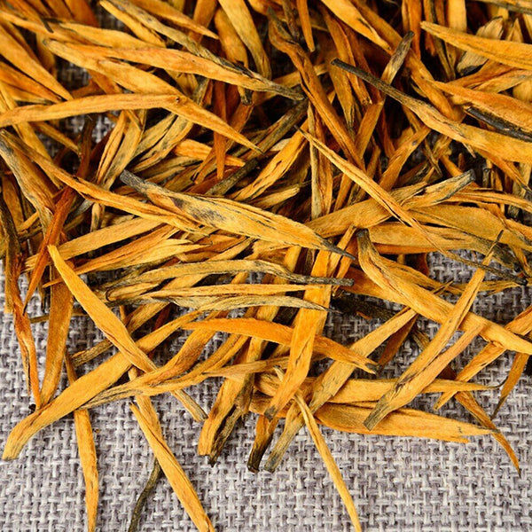 HelloYoung Yunnan Fengqing Big Golden Needle Tea Big Single Bud Black Chinese Tea 100g