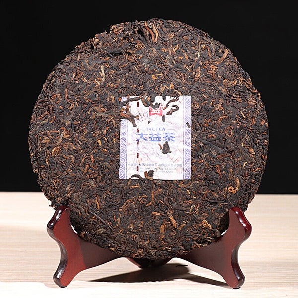 HelloYoung 8562 * Yr TAETEA Pu-erh MengHai Dayi Ripe 357g Shu Puer Tea Cake 357g 1701